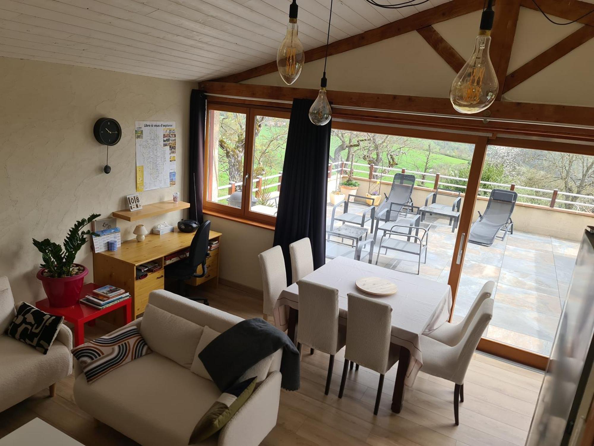 Gite Chez Tiane Saint-Flour-L'Etang Bagian luar foto